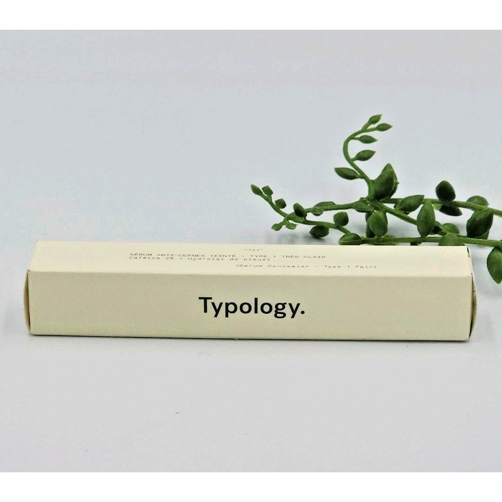 Typology Type 1 Tinted Serum Concealer Lightweight Fair Skin 15 ml/.50 fl oz NEW